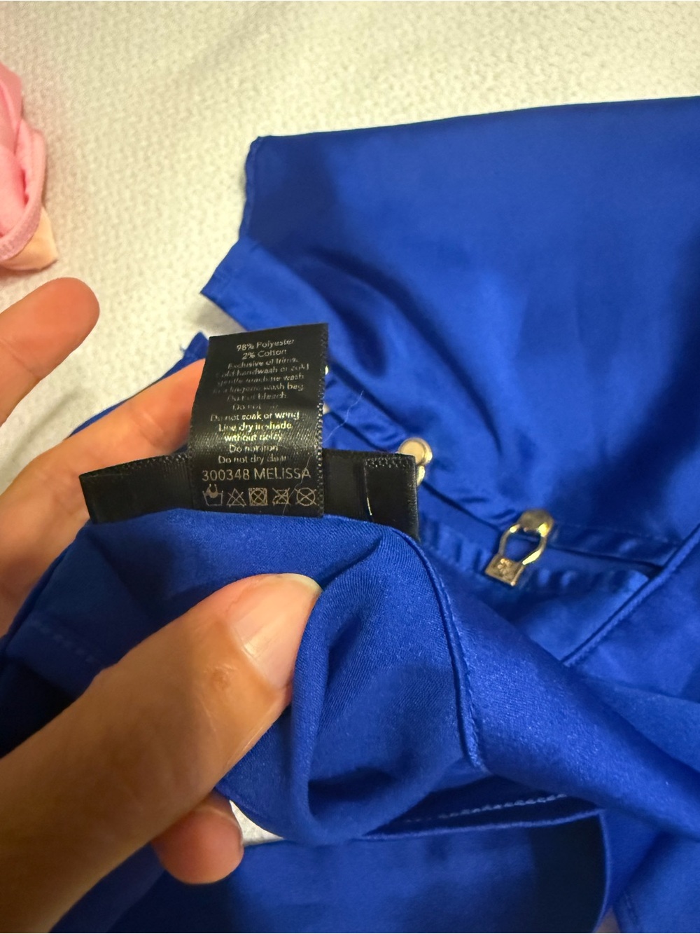 Honey Birdette Melissa Blue Shorts Large NWOT - Picture 3 of 5
